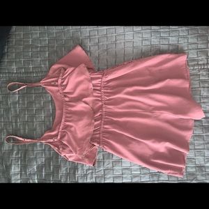 BEBE ruffle romper